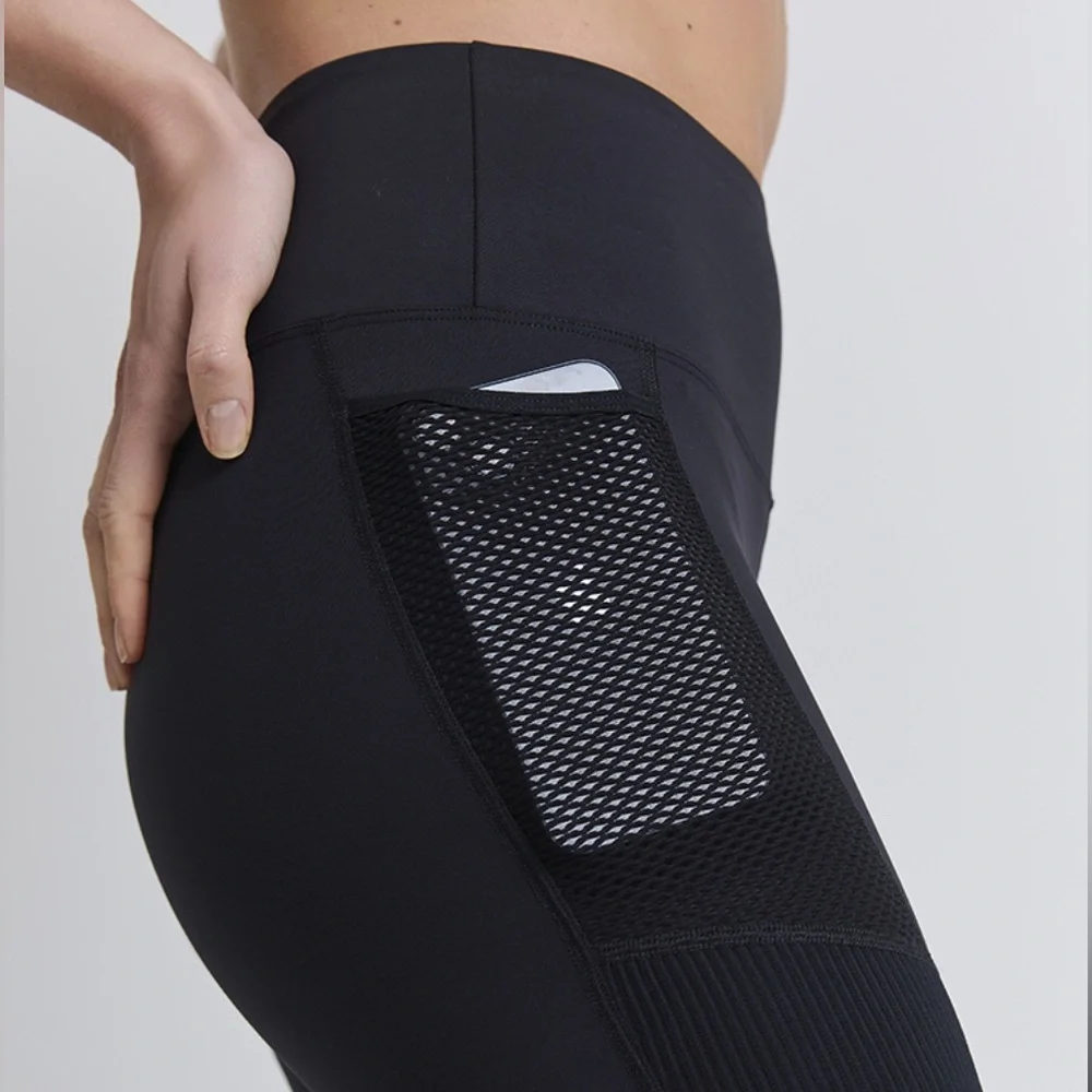 NWT [RectoVerso] Rebel Black High-Waisted Activewear Leggings Women's Sz Large - Picture 2 of 12